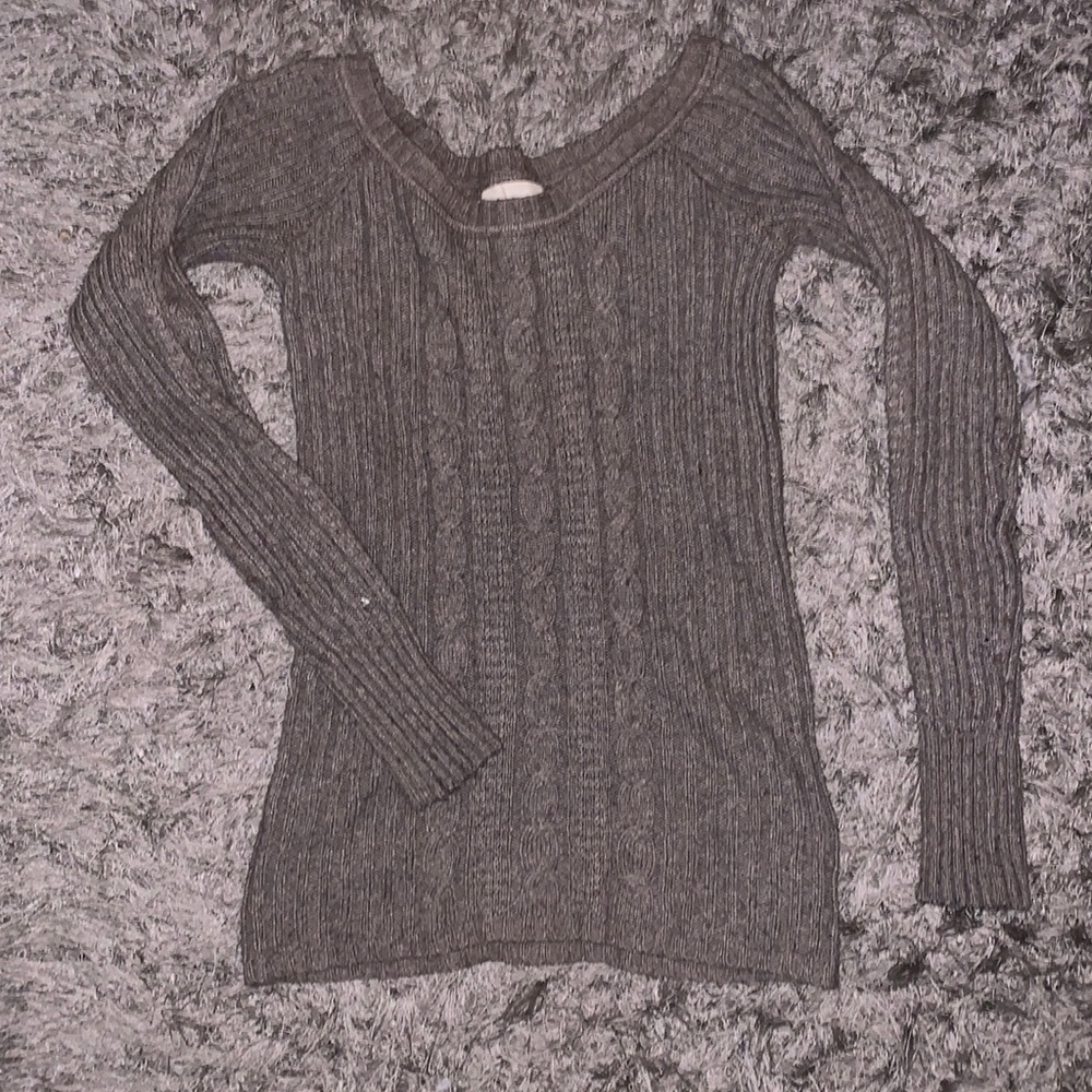 Brown Long Sleeve Sweater